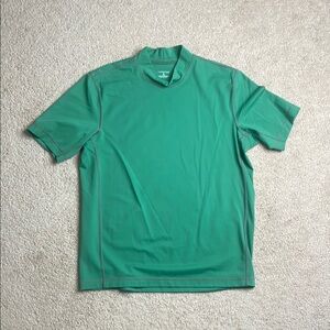Lands' End Green Mockneck Active Shirt